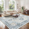 GENIMO Vintage Teppich 200x290cm, Teppiche Wohnzimmer, Extra Große Teppiche, Boho Teppich, Großer Carpet rutschfest, Schlafzimmer, Esszimmer, Büro