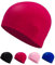 Gorro Natación Hombre y Mujer: Cómodo, Duradero y de Alta Elasticidad (Rosa Oscuro)