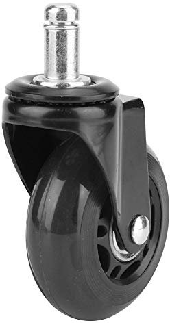 Bürostuhlräder, 5 Stück 2,5-Zoll-Doppellager-Büromöbelrollen Lenkrollen, Hohe Belastung, Leise Ersatzräder für Bürostuhl