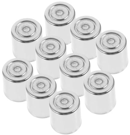 Angoily 10pcs Emitter Fuse Microwaves Handles Collapsible Electric Microwave Lightbulb Oven Supplies Multi-use Oven Part Crimp Ferrule Fitting Light Grey Iron