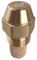 Copper Hot Fuel Injector Detachable Oil Fired Boiler Burner Nozzle 60 Degrees Spray Pattern Heating Jet for Methanol Diesel