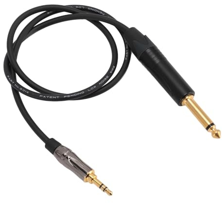 Denash Cavo di Chitarra Alta e Resistenza Alla Trazione Flessibile per la Chitarra Elettrica Bassa Wireless di G3 G4, 29.53in