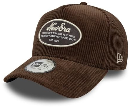 New Era E-Frame Cord NE Patch Cap braun - One-Size