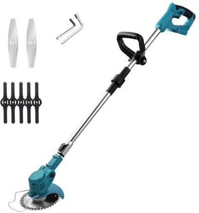 Tosaerba A Batteria Tagliaerba Elettrico Portatile Attrezzi Da Giardino Regolabili Nessuna Leggero Buona Potenza