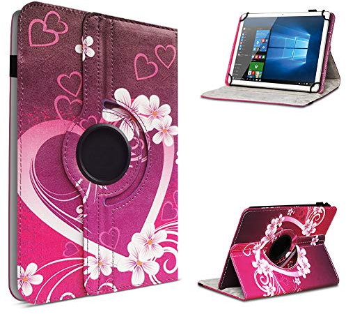 UC-Express Schutzhülle kompatibel für Odys Thanos 10 Tablet Hülle Tasche Case Schutz Cover 360° Drehbar, Farbe:Motiv 2