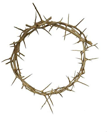 Bethlehem Gifts TM Dornenkrone aus Jerusalem, authentische Lebensgröße (10,2–15,2 cm Durchmesser)