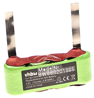 vhbw Battery replacement for HP 82120A for Calculator 170mAh (4.8V) NiMH