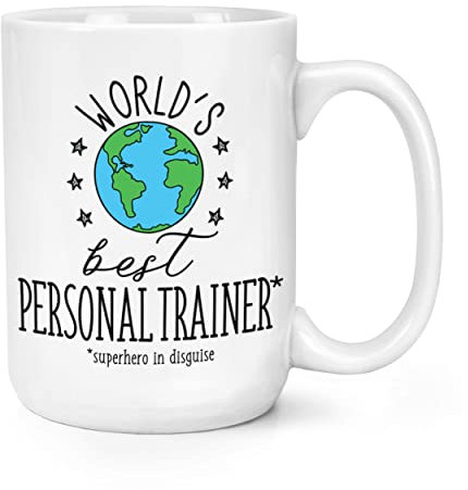 World's Mejor Personal Entrenador 15oz Grande Taza