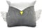 Pepi Eulen Kissen Kinder Kuschelkissen 42×35cm - Kuscheltier Eule Kuschelkissen Kinder Kissen Kinderzimmer - Eulen Deko Dark Grey