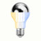 ledscom.de E27 LED Leuchtmittel, A60, warmweiß - kaltweiß (2700-7000 K), 4,8 W, 486lm, Smart Home, WLAN, Alexa, Kopfspiegel (silber)