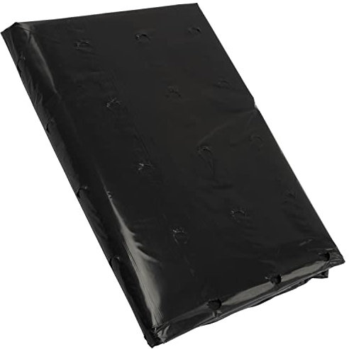 AERZETIX - C63580 - Film de paillage UV 1.2 m x 10 m perforé - épaisseur 20 μm - Protection Mauvaises Herbes - Jardin bâche Anti-Racines rhizomes allée terrasse - en polyéthylène - Couleur Noir