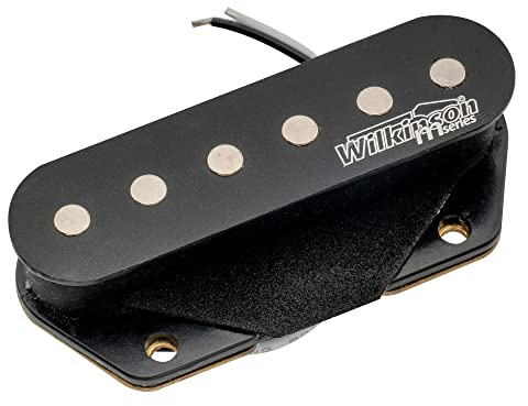 Wilkinson WOVT Low Gauss Vintage Nashville Céramique Micro Chevalet Telecaster Pickup pour Guitare électrique Tele Style, Noir