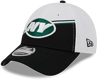 New Era New York Jets NFL 2023 Sideline White Black 9Forty Stretch Snapback Cap - One-Size