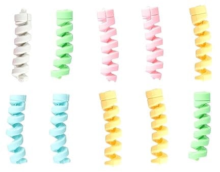 Vctitil 10pcs Cable Protector Headphone Cable Manager Data Cable Holder Wrapping Cable Office Desk Accessories