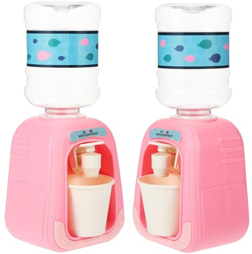 TOYANDONA Lindo Dispensador De Agua Mini Dispensador De Agua para Niños Dispensador De Agua Kawaii Fuente para Beber Casa De Juegos En Miniatura Casa De Juegos Escritorio Dispensador De