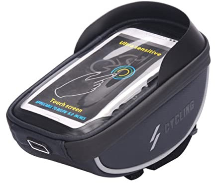 Amosfun Hartschalentasche Lenkertaschen Für Fahrräder Schlauchbeutel Fixie-Bike Rennrad Tasche Mobiltelefonhülle Tasche Zur Telefonhalterung Handyhalter Mit Touchscreen Handytasche Fahrrad