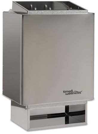 Sentiotec EOS Saunaofen 34A 9 kW CRS Edelstahl - time4wellness Edition