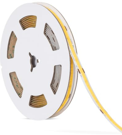 LEDKIA LED-Streifen 24V COB 320 LED/m 5m 10W/m 1000lm/m Breite 8mm Schnitt