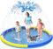 CACSPS 190,5 cm rutschfestes Spritzpad für Kinder und Hunde, verdickter Sprinkler-Pool, Sommer, Outdoor-Wasserspielzeug, extra großes Hinterhof-Planschbecken für Kinder, Jungen und Mädchen oder