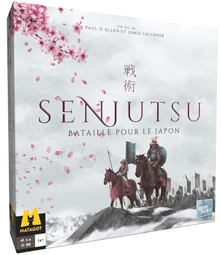 Senjutsu: Schlacht um Japan – Gesellschaftsspiel – für 1 bis 4 Spieler – ab 14 Jahren – französische Version