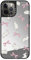 CASETiFY Mirror iPhone 12 Pro Max Hülle [Reflektierend/1,52 m Fallschutz/Kompatibel mit Magsafe] – Kaninchenband – Silber auf Schwarz