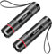 Taschenlampe LED Aufladbar, Zoombare Klein Taschenlampen Kinder, Mini Flashlight Handlampe für Camping Wandern Outdoor Notfäll, Gadgets Geschenke für Männer ihn Papa Adventskalender Füllung, 2 Stück
