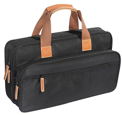 Portable DJ Disc Player Carrying Case for Pioneer DJ DDJ-800 DDJ-FLX104 FLX6 Dus-t-proof DJ Turntables Protective Case Scratch-Resis-tant with Sholder Strap Large Capacity