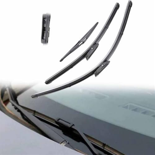 BEFZIMYL Ensemble De Balais D'essuie-Glace Avant Et Arrière pour Citroen C4 pour Cactus 2014 15 16 17 18 2019 2020 2021 2022 2023 Brosses De Pare-Brise pour Pare-Brise 26+18+10