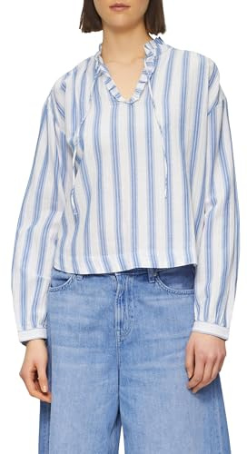 s.Oliver Bluse mit Rüschen und Glitzergarn