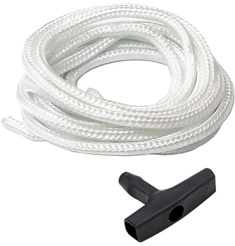 Qiuwanzia 3.5mm Recoil Starter Pull Cord Rope for Stihl MS170 MS180 MS210 MS230 MS250 017 018 019T 021 023 for Husqvarna for echo CS-400 Chainsaw Lawn Mower Water Pump Strimmers with Handle Grip