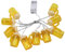 ULTECHNOVO 2M LED Lichterkette Bierkrug Mit Warmweißen Lichtern Für Partydekoration Batteriebetrieben Für Zimmerdekor Bierparty Und Festliche Anlässe Flexibles Design