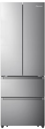 Fridgemaster MF70450ES French Door Fridge Freezer 485L, Total No Frost, Silver, 69.4D x 70.4W x 200H cm, E Rated