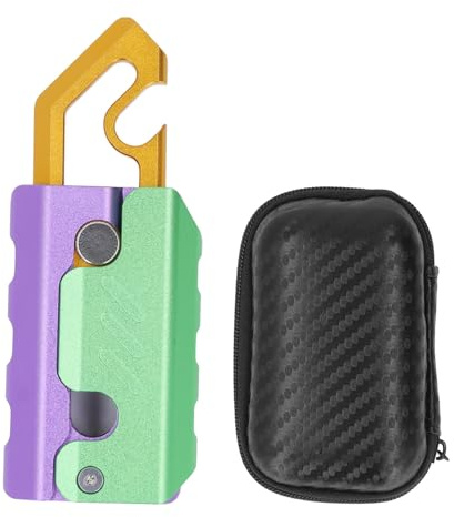 Cuchillo de Gravedad de Juguete, Cuchillo de Zanahoria, Juguete de aleación de Aluminio, abridor de Botellas portátil para aliviar la ansiedad, Juguete inquieto para aliviar el
