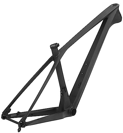 Fahrradrahmen 27,5 Zoll, interne Kabelführung, 17 Zoll Vollcarbon Hardtail-Rahmen, Schnellspanner, 142x12 mm Steckachse hinten für Mountainbikes und Rennräder