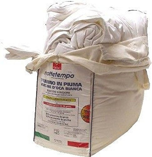 Gabel Couettes 4 Saisons Duvet 100% Duvet d'oie de qualité supérieure de Europa 250 x 200 Points de Cal.3 + 2 - Art.nottetempo 90/10 Duo Produit en Italie
