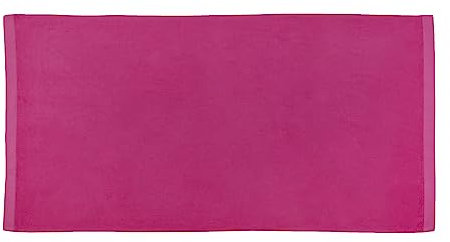 Velours-Strandtuch, schwer, Jumbo-Größe, Dobby-Saum, Rosa