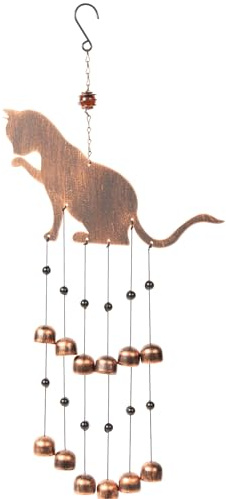 VP Home 63,5 cm H ausgefallenes Katzen-Windspiel für draußen, einzigartiges Katzen-Gedenk-Windspiel für Outdoor-Dekoration und Gartendekoration, Katzenspiel für Frauen, Mutter, Oma, Unisex