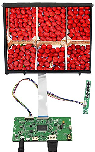 VSDISPLAY 24,6 cm (9,7 Zoll) 2048 x 1536 IPS-LCD-Bildschirm mit Mini-H/D-Controller-Platine