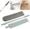 Roebii Cepillo Plano Largo y Flexible, Cabezal Plano Cepillo de Limpieza no Tejido Plumero Extensible de Microfibra con Barra de extensión, para sofá, electrodomésticos, Borde Inferior de Repuesto
