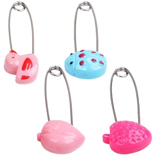 4 Stück Nappy Pins, Plastic Head-sicherheitsnadel-hold-Clip Locking Tuch Lätzchen Windeln Pins Für Baby-Kind-Kleinkinder Kinder