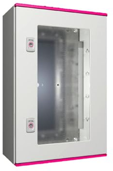 Rittal AX GF Polyester Wandgehäuse RAL 7035, grau IP66, HxBxT 600 mm x 400 mm x 200mm