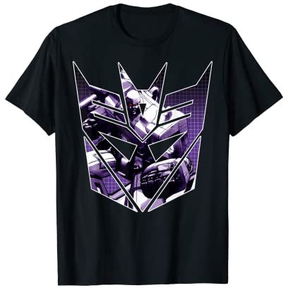 Decepticon Shield Megatron mit Transformers-Logo T-Shirt