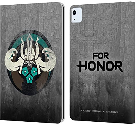 Head Case Designs Licenciado Oficialmente For Honor Samurai Íconos Carcasa de Cuero Tipo Libro Compatible con Apple iPad Air 2020/2022
