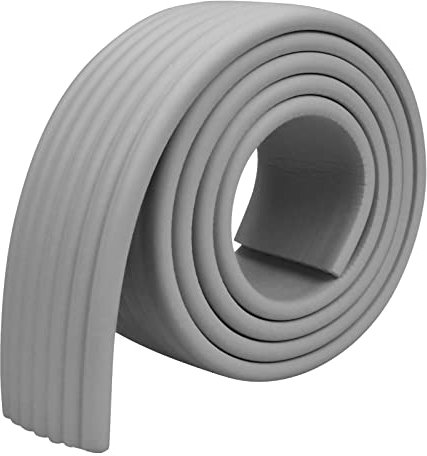 2M Kantenschutz Baby Eckenschutz aus Schaumstoff für Kindersicherung Baby Sicherheit Ecken Kantenschutz Weiche Möbel Tischkantenschutz Stoßschutz Eckenschoner für Baby Baby Kinder Kind Kleinkind, Grau