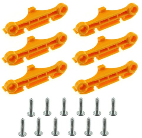 SJZBIN Lot de 3 paires de supports pour ventilateur de processeur AM4, AMD Jaune