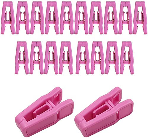 Lot de 20 mini pinces à linge en plastique pour enfant