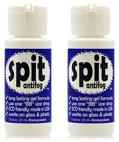 JAWS Spit Anti-Fog Gel Solution Defogger for Snorkel Mask, Scuba Divers, Paintball, Eye Wear, Sport Goggles, Made in the USA