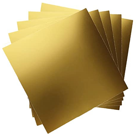 5 Piezas De Chapa De Aluminio, 20cm×20cm Anodizado Dorado Anodizado Color En Blanco Marcado Láser Grabado Placa De Aluminio Delgada Modelo Arquitectónico Logotipo Arquitectónico (Size : 200X200X1mm)