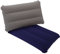 SUTAFOR Aufblasbares Kissen 2er Set Ultraleicht Campingkissen Reisekissen Beflockung Strandkissen für Outdoor, Wandern 44x28 cm Blau+Grau