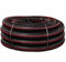 Gaine TPC 75 C - Noire avec liseré rouge - Diamètre 75mm - Rouleau de 25 Mètres - TPC75C25